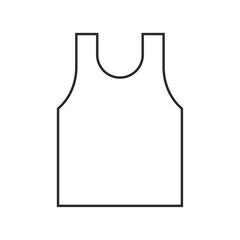 タンクトップ、洋服、ファッション、コーディネート、おしゃれのイラスト