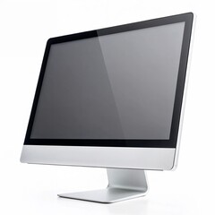 Modern computer monitor isolated on a white background