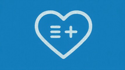 Obraz premium Discover innovative health solutions with this modern heart icon signifying care and progress, perfect for medical websites and wellness brands.