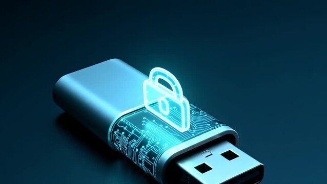 Secure Data Transfer Through Encrypted USB Drive Technology