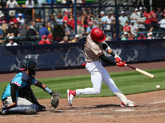 baseball hitter and catcher