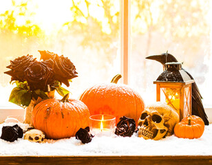 Black Roses and Winter Light