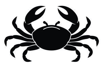 crab silhouette vector art