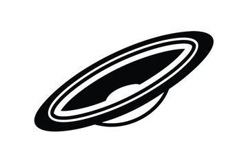 frisbee silhouette vector art