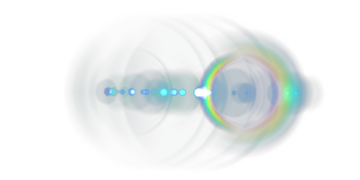 Quantum Prism Lens Flare Portal transpraent PNG