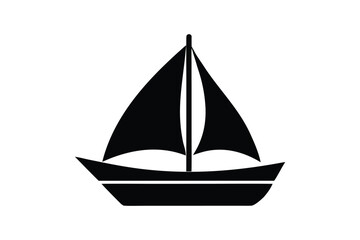 sailboat silhouette vector art