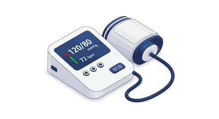 Digital Blood Pressure Monitor for Healthcare or Personal Monitoring