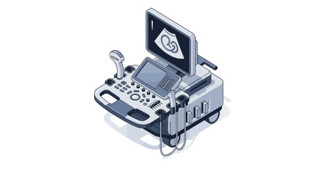Illustrative Diagnostic Ultrasound Medical Device for Precise Examinations