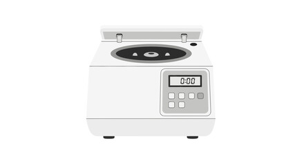 Fototapeta premium Illustration of laboratory centrifuge for biomedical separation process