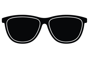 Fototapeta premium sunglasses silhouette vector art