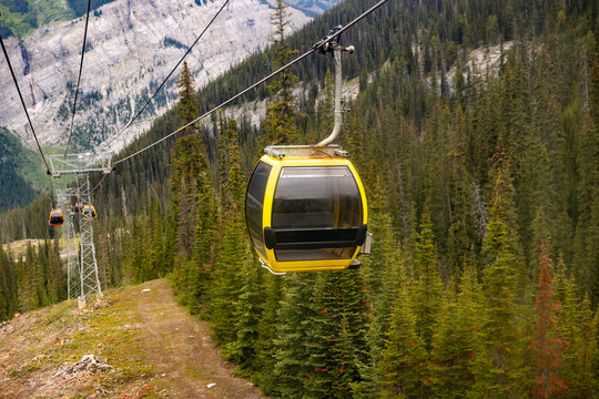 Sunshine Village Gondola in Banff National Park Canada