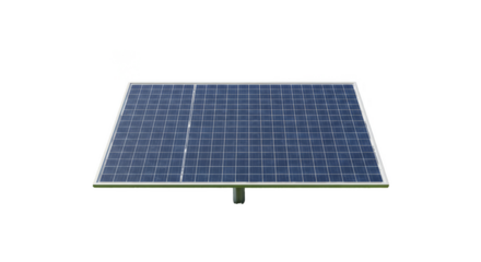 Isolated Solar Panel with Transparent Background Realistic Image