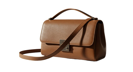 Photo Of A Brown Leather Handbag With A Textured Surface