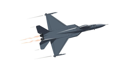 Pixel Art Fighter Jet Illustration with Motion Blur