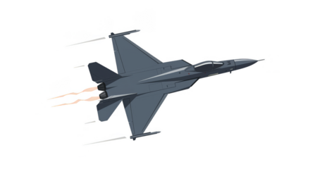 Pixel Art Fighter Jet Illustration with Motion Blur