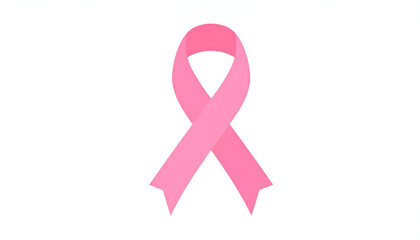 Pink Ribbon - Symbol of Breast Cancer Awareness and Support.