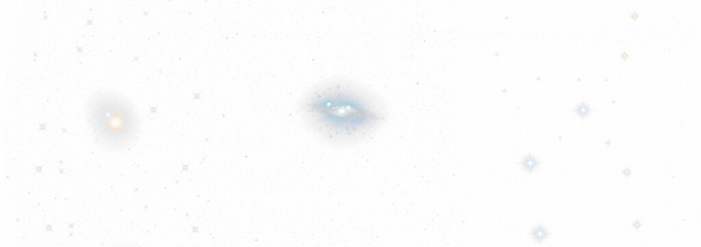 Night sky stars isolated overlay on transparent background, realistic star field texture for photo editing, dreamy galaxy and cosmic light effect for space design and celestial visuals