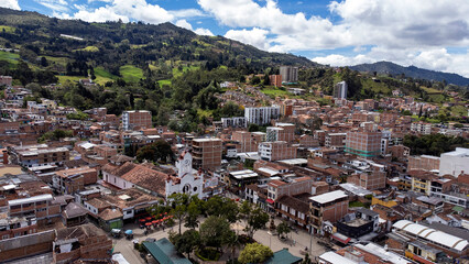Guarne, Antioquia - Colombia. June 2, 2025. Founded in 1757 and established as a municipality in 1817.