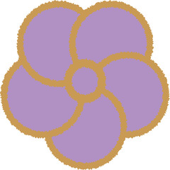 plum blossom -2-1- purple