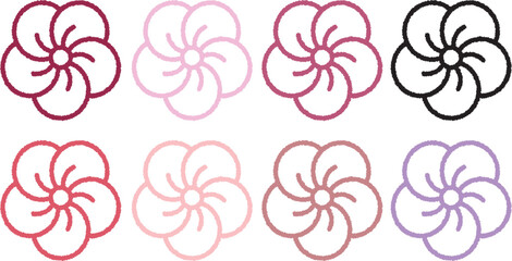 plum blossom -3- all set