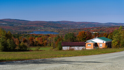 A beautiful Quebec fall landscape