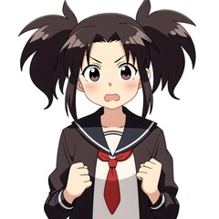 Middle school students 2D characters