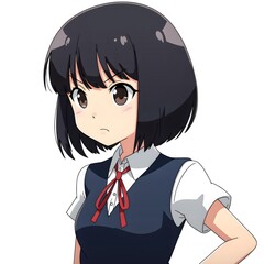 Middle school students 2D characters