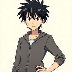 Middle school students 2D characters