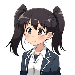 Middle school students 2D characters