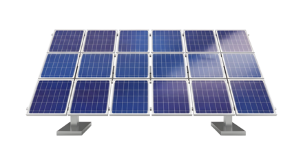 Modern solar panel array generating clean energy for sustainable living and eco-friendly power solutions