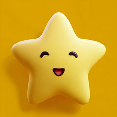 3d Pentagram with emotion