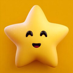 3d Pentagram with emotion