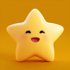 3d Pentagram with emotion