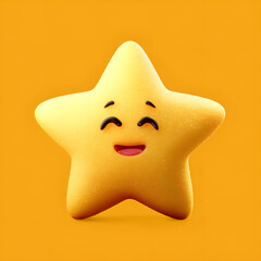 3d Pentagram with emotion