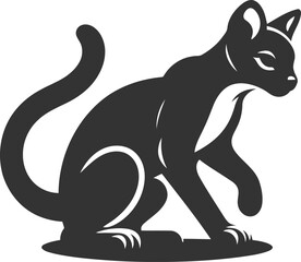 Fossa animal vector silhouette