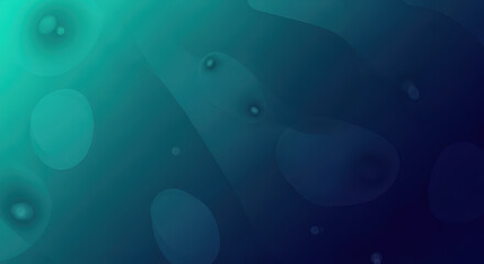 Abstract Gradient Background With Organic Shapes And Bubbles Effect