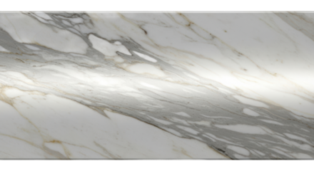 Marble texture strip with light reflection, realistic stone texture, isolated composition