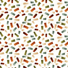 This is a Colorful Abstract Watercolor Pattern showcasing an array of Geometric Shapes