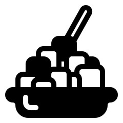 Obraz premium Tofu icon