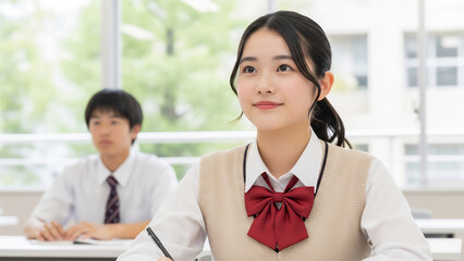 中学生授業風景