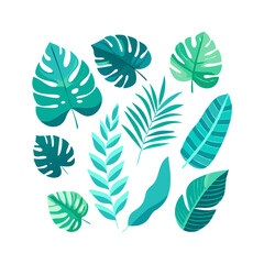 Fototapeta premium flower and leaf