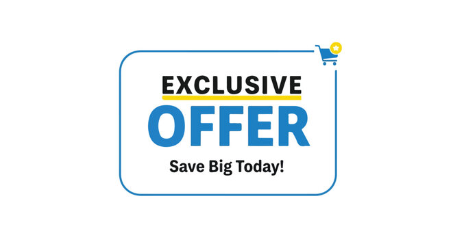 Eye-Catching Vector Graphic Featuring an Exclusive Limited-Time Offer for Shoppers Today with Great Savings