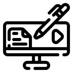 Content writing icon