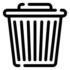 Trash can icon