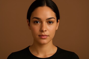 Wooden cross with white blooms on quiet background an elegant funeral and remembrance template that carries dignity comfort and space for heartfelt words
