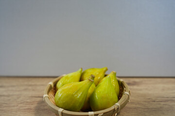 新鮮な白いいちじく