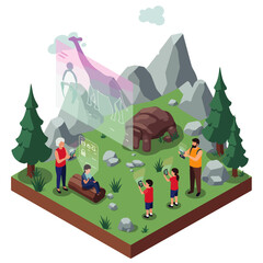 Strategic Business Process Flow Vector Illustration for Project Management