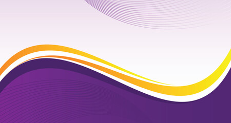 purple and orange gradient flowing wave with smooth line background for poster design, banner, presentation, brochure, slide, marketing