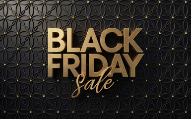 Gold Text Black Friday 2025