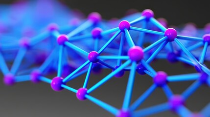 Molecular Connections: A captivating depiction of intricate molecular bonds, showcasing the building blocks of life. The visual evokes themes of connection, innovation, and the unseen world.